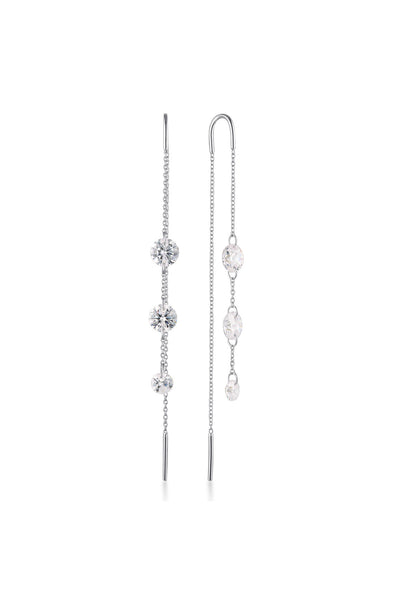 Georgini Mirage Ethereal Earrings- Silver & White CZ | Mocha Australia