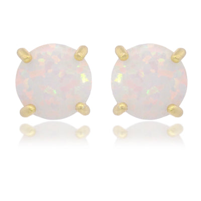 Georgini Opal Glow Studs - Gold | Mocha Australia
