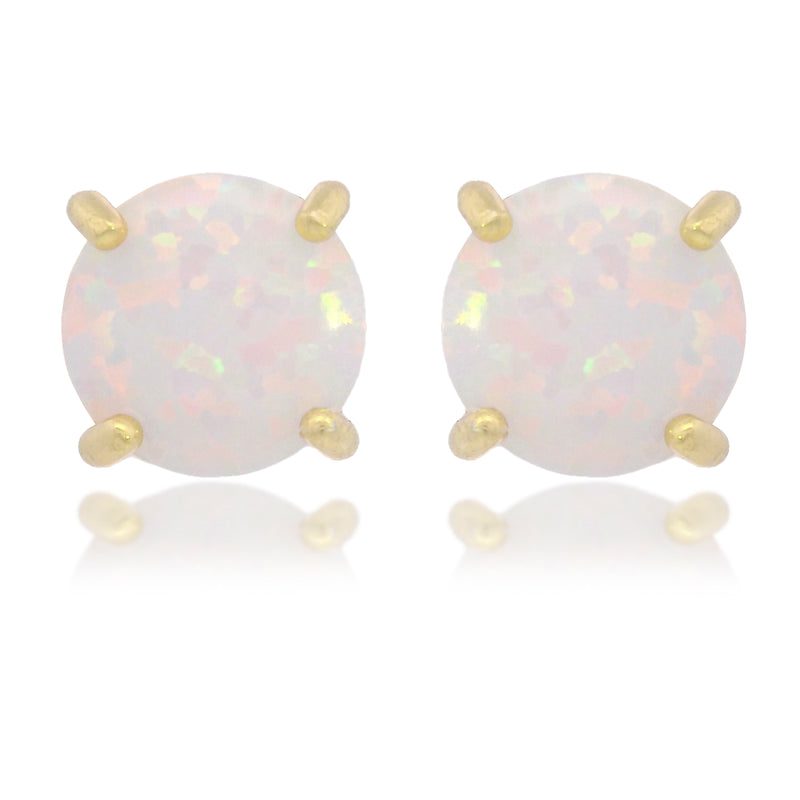 Georgini Opal Glow Studs - Gold | Mocha Australia