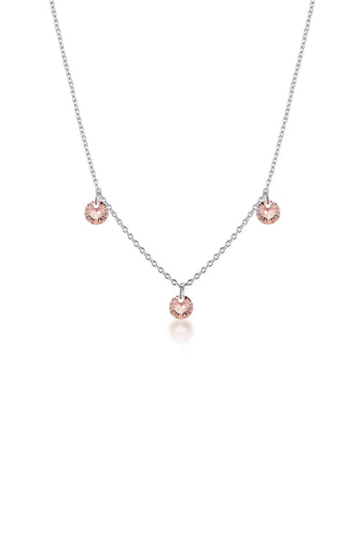 Georgini Mirage Ethereal Pendant- Silver & Morganite CZ | Mocha Australia