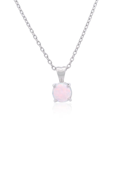 Georgini Wisteria Created Opal Pendant - Silver | Mocha Australia