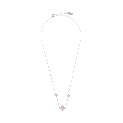 Georgini Sydney Soiree Fairwater Mother Of Pearl Deluxe Necklace- Silver | Mocha Australia