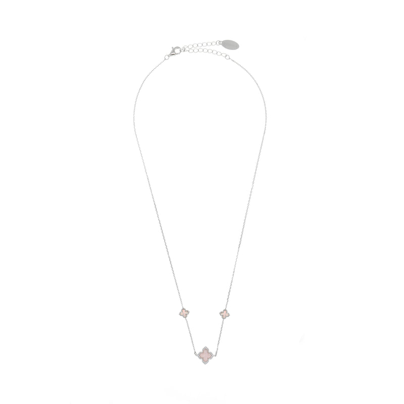Georgini Sydney Soiree Fairwater Mother Of Pearl Deluxe Necklace- Silver | Mocha Australia