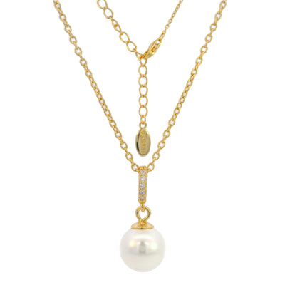 Georgini Adagio Effortless Glow Pearl Pendant - Gold | Mocha Australia