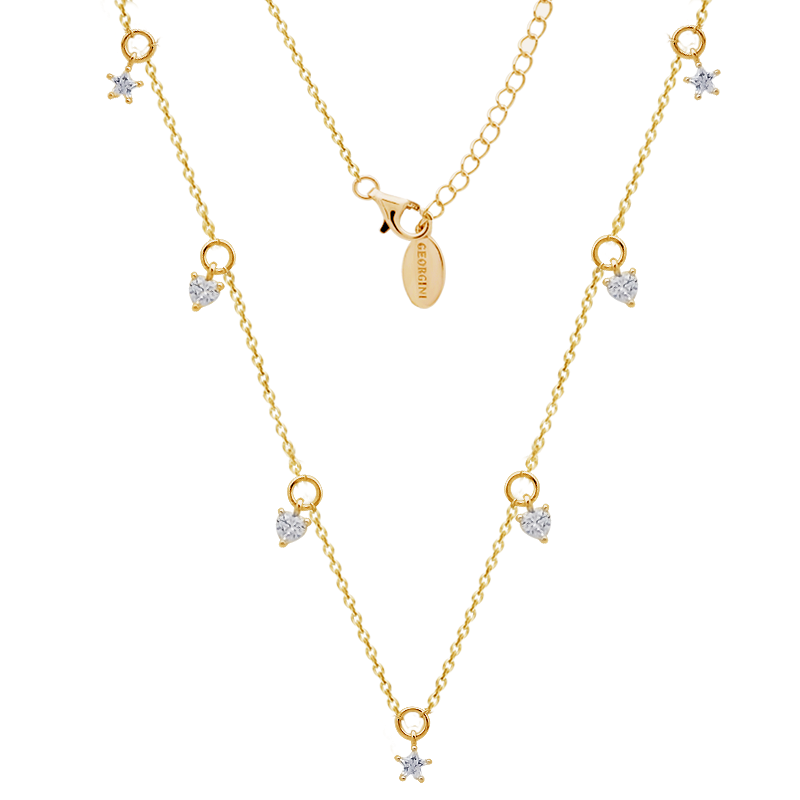 Georgini Christmas Journey Clara Necklace Mixed - Gold
