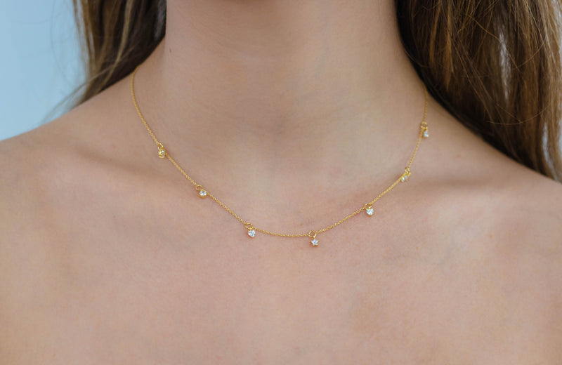 Georgini Christmas Journey Clara Necklace Mixed - Gold