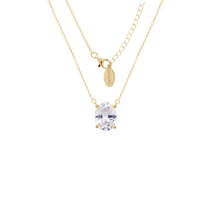 Georgini Christmas Journey Ellipse Pendant- Gold | Mocha Australia