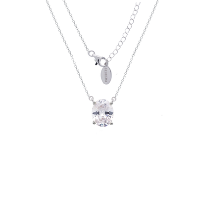 Georgini Christmas Journey Ellipse Pendant- Silver | Mocha Australia