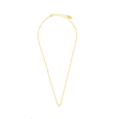 Georgini Sweetheart Heart Chain Necklace- Gold | Mocha Australia