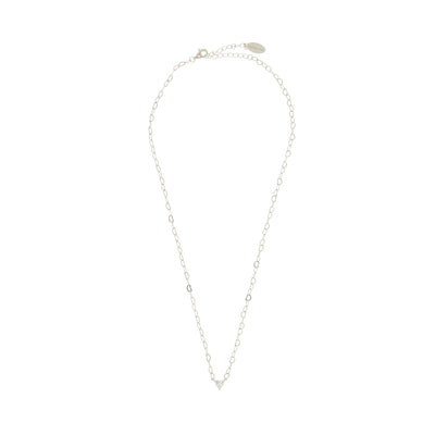 Georgini Sweetheart Heart Chain Necklace- Silver | Mocha Australia