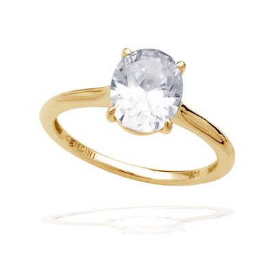 Georgini Christmas Journey Ellipse Ring- Gold | Mocha Australia
