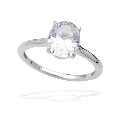 Georgini Christmas Journey Ellipse Ring- Silver | Mocha Australia