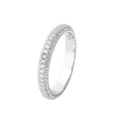 Georgini Goddess Pave Ring- Silver | Mocha Australia