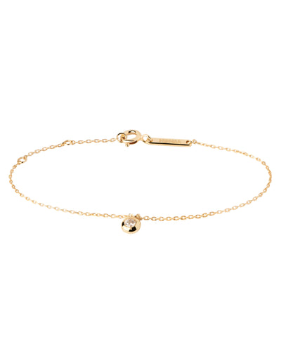 PDPAOLA Sand Solitary Bracelet - Gold | Mocha Australia