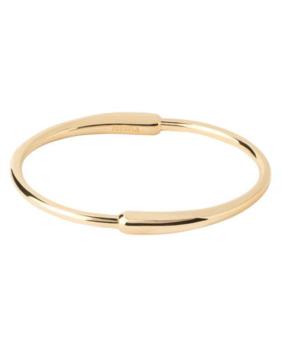 PDPAOLA Loop Bangle - Gold | Mocha Australia