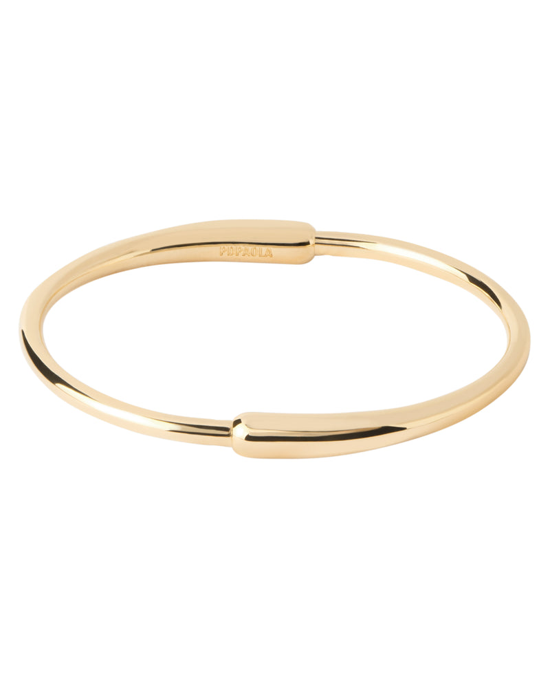 PDPAOLA Loop Bangle - Gold | Mocha Australia