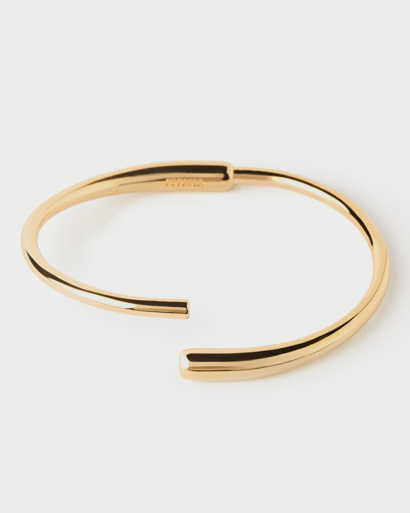 PDPAOLA Loop Bangle - Gold | Mocha Australia