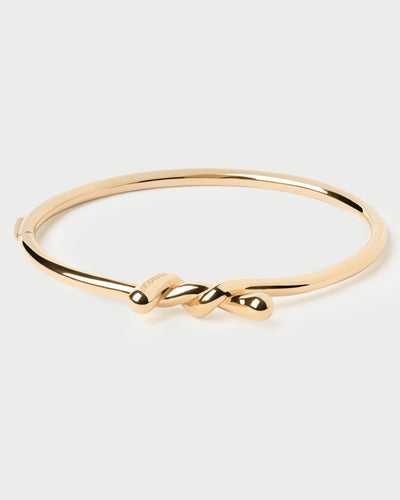 PDPAOLA Twist Bangle - Gold | Mocha Australia