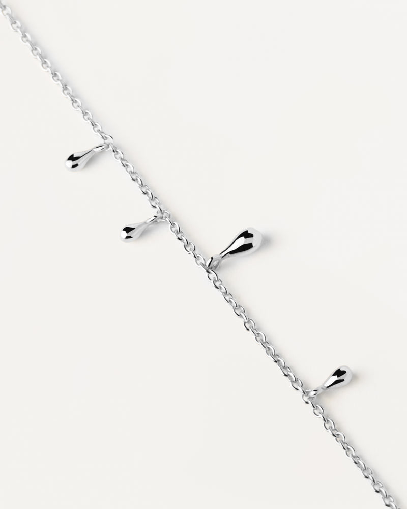 PDPAOLA Teardrop Bracelet- Silver | Mocha Australia