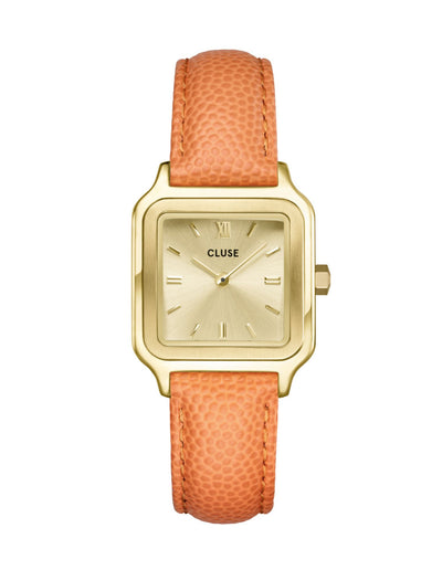 PDPAOLA Cluse Gracieuse Petite- Gold/ Apricot Leather | Mocha Australia