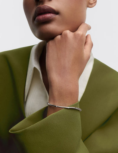 PDPAOLA Air Bangle - Silver