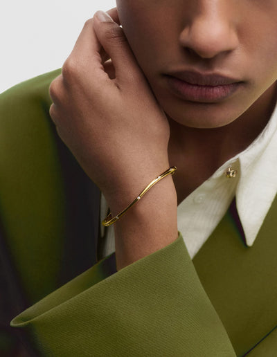 PDPAOLA Air Bangle - Gold