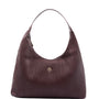 Mocha Serena Soft Shoulder Bag - Burgundy