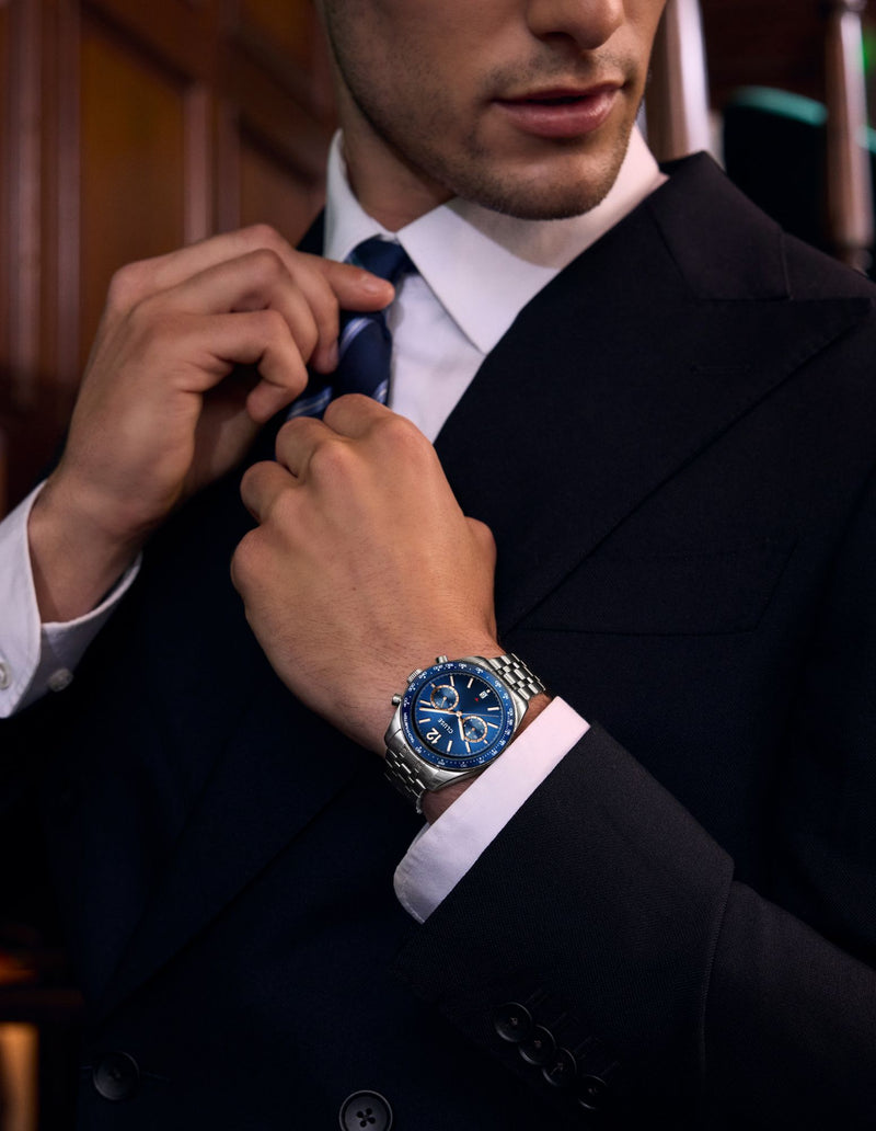 CLUSE Aravis Dual Timer - Blue/Steel