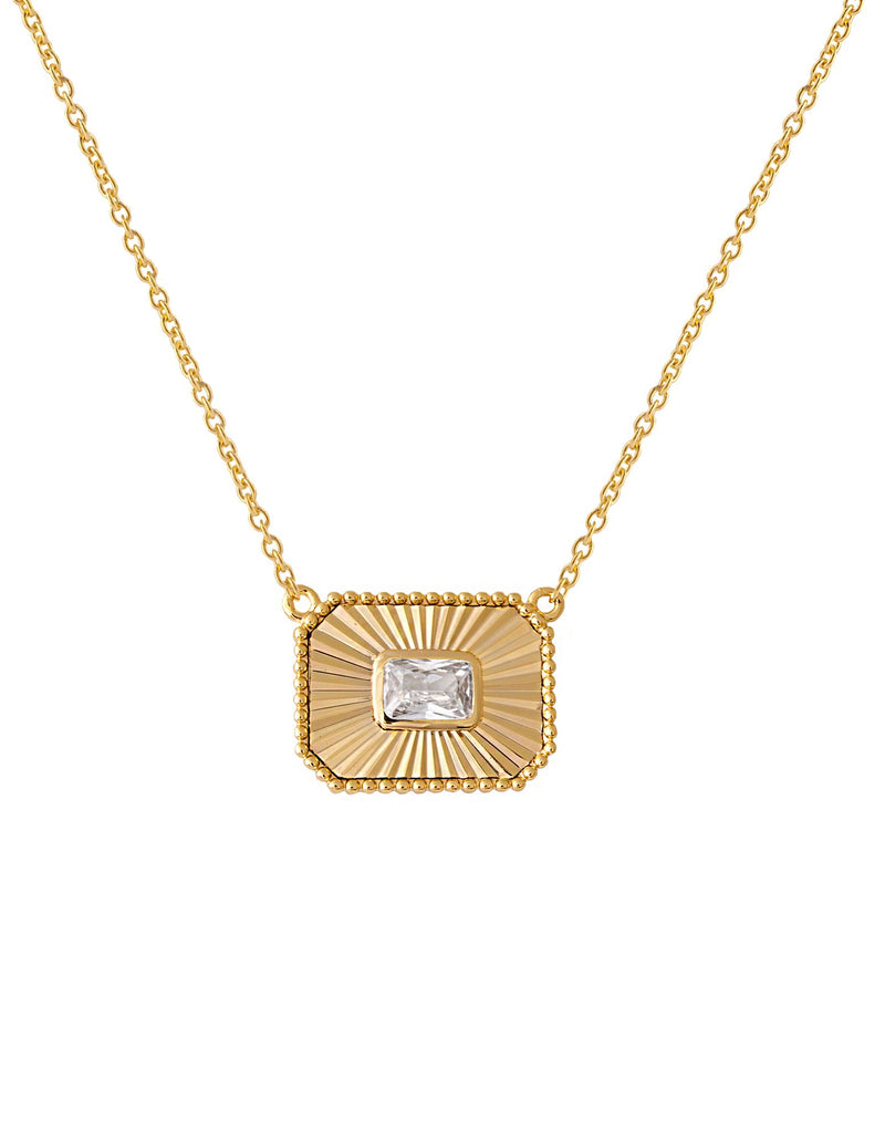 Zahar Charlie Necklace- Gold | Mocha Australia