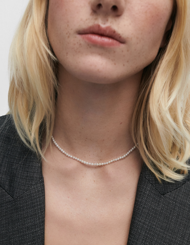 PDPAOLA La Perla Essentials Necklace - Pearl