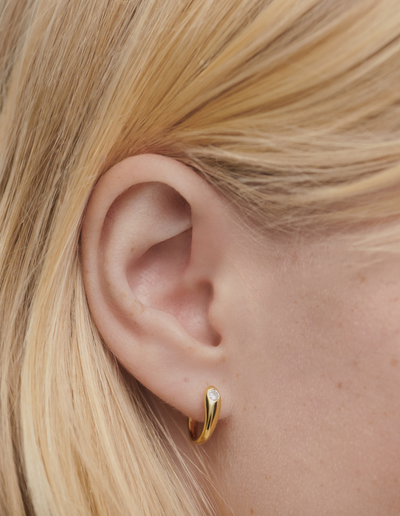 PDPAOLA Serena Hoop Earrings - Gold