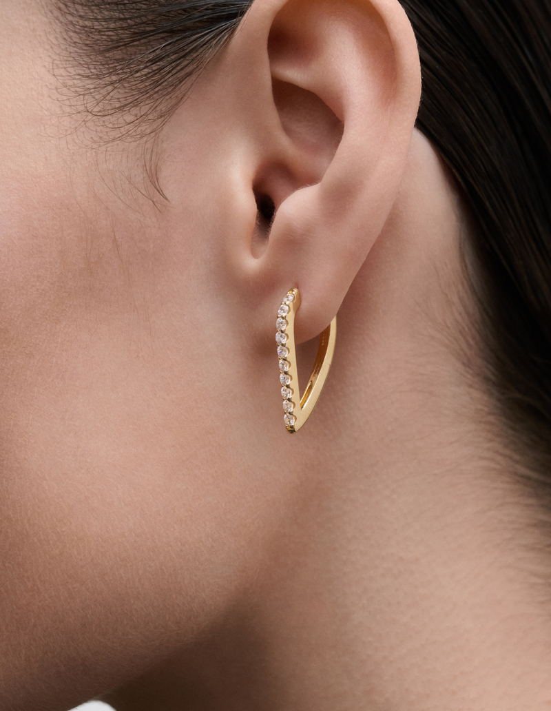PDPAOLA Gloss Hoops - Gold