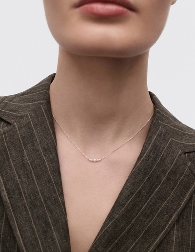 PDPAOLA Estela Necklace - Silver