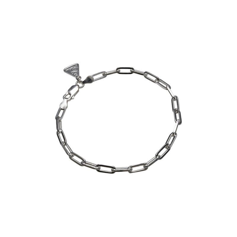Von Treskow Thick Clip Chain Bracelet - Silver | Mocha Australia