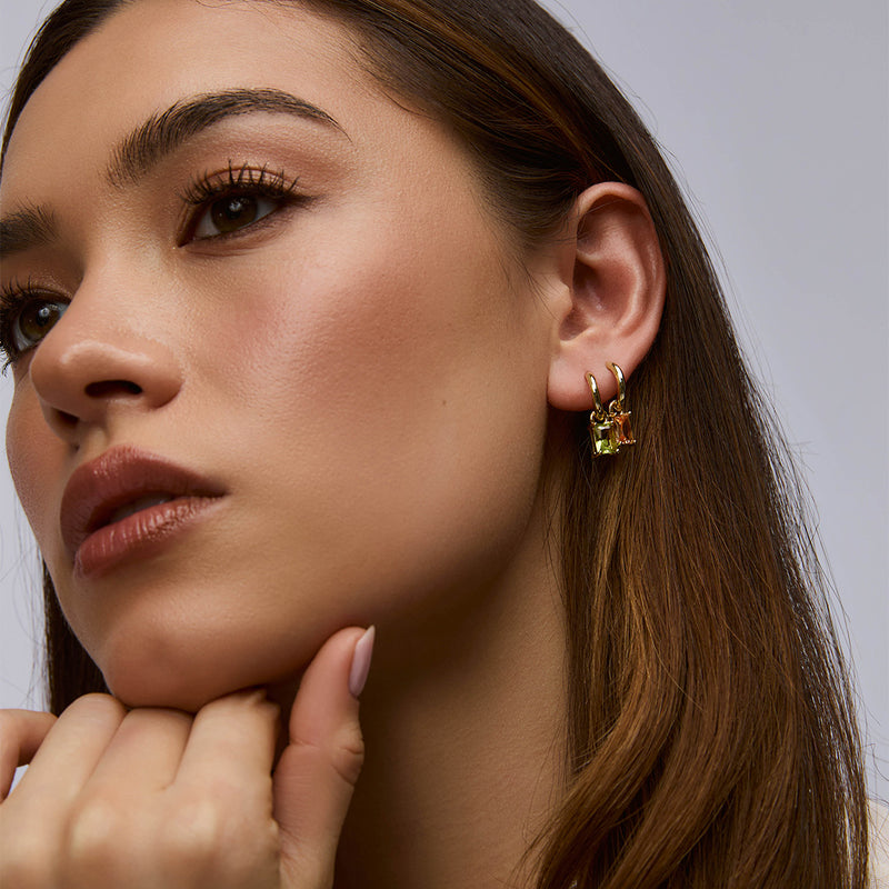 Zahar Tiana Earrings Champagne - Gold | Mocha Australia