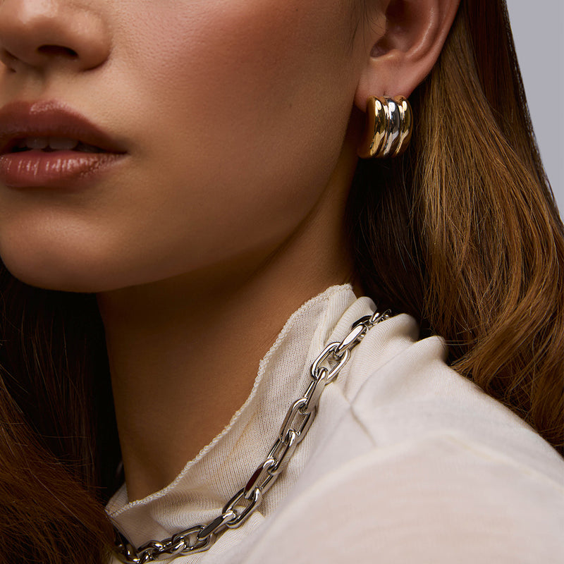 Zahar Zoey Earrings - Gold/Silver | Mocha Australia