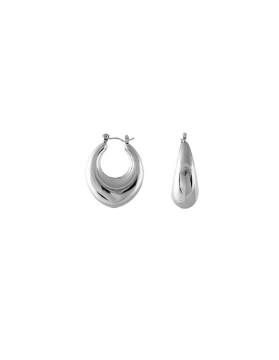 Zahar Saachi Earrings- Silver | Mocha Australia