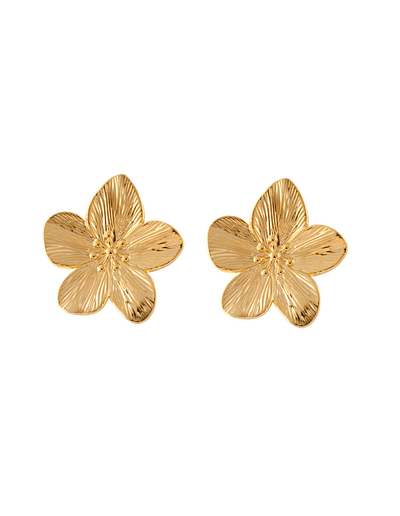 Zahar Daisy Earrings- Gold | Mocha Australia