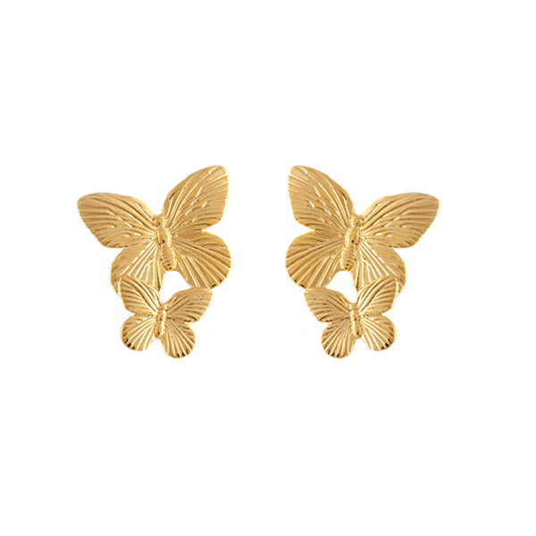 Zahar Billie Earrings- Gold | Mocha Australia