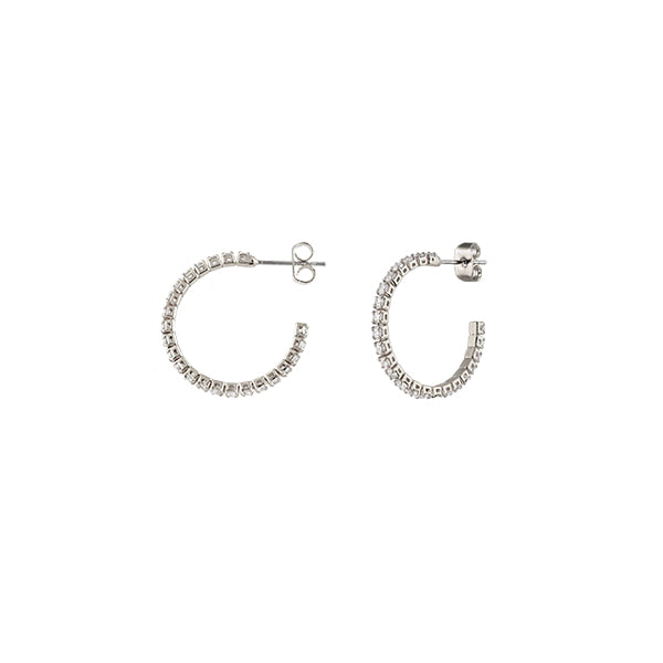 Zahar Loretta Earring- Silver | Mocha Australia