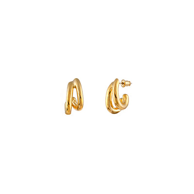 Zahar Ari Earrings - Gold | Mocha Australia
