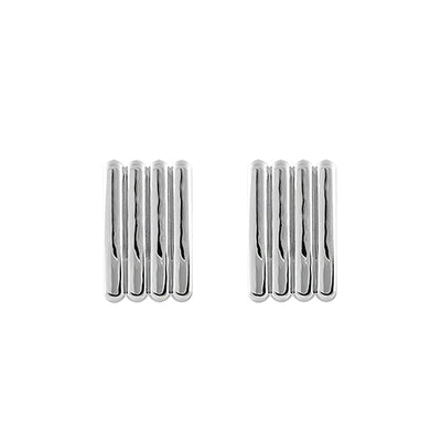 Zahar Ayla Earrings - Silver | Mocha Australia