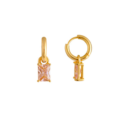 Zahar Tiana Earrings Champagne - Gold | Mocha Australia