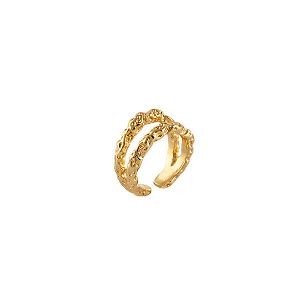 Zahar Dallas Ring- Gold | Mocha Australia