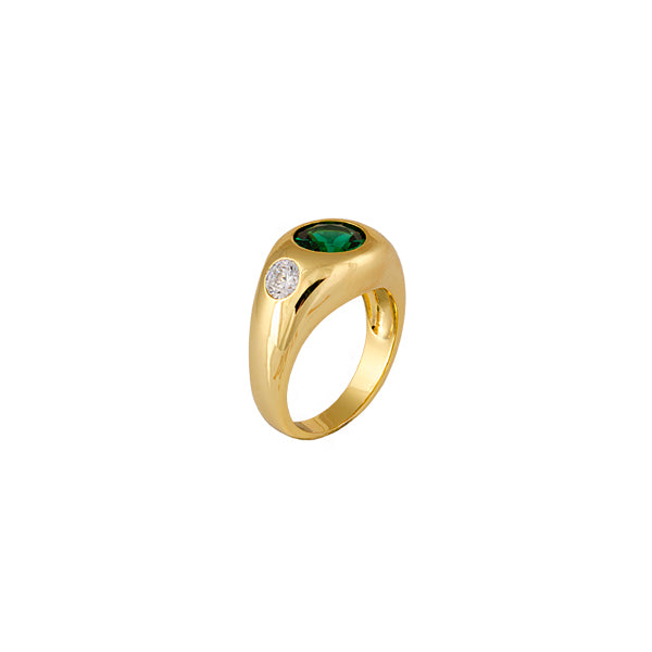 Zahar Emerson Ring- Gold | Mocha Australia