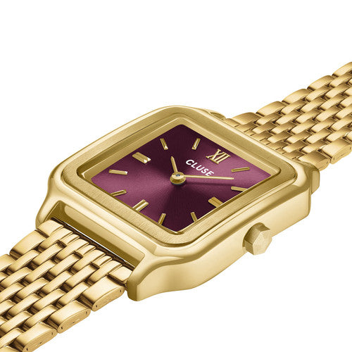 CLUSE Gracieuse Double Strap - Gold/Wine