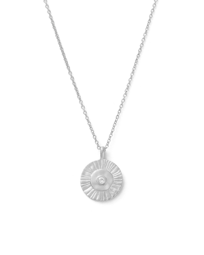 Kirstin Ash Afterglow Coin Necklace- Silver | Mocha Australia