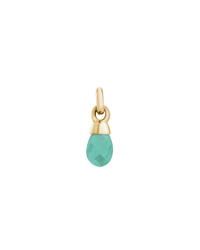 Kirstin Ash Amazonite March Gemstone- Gold | Mocha Australia