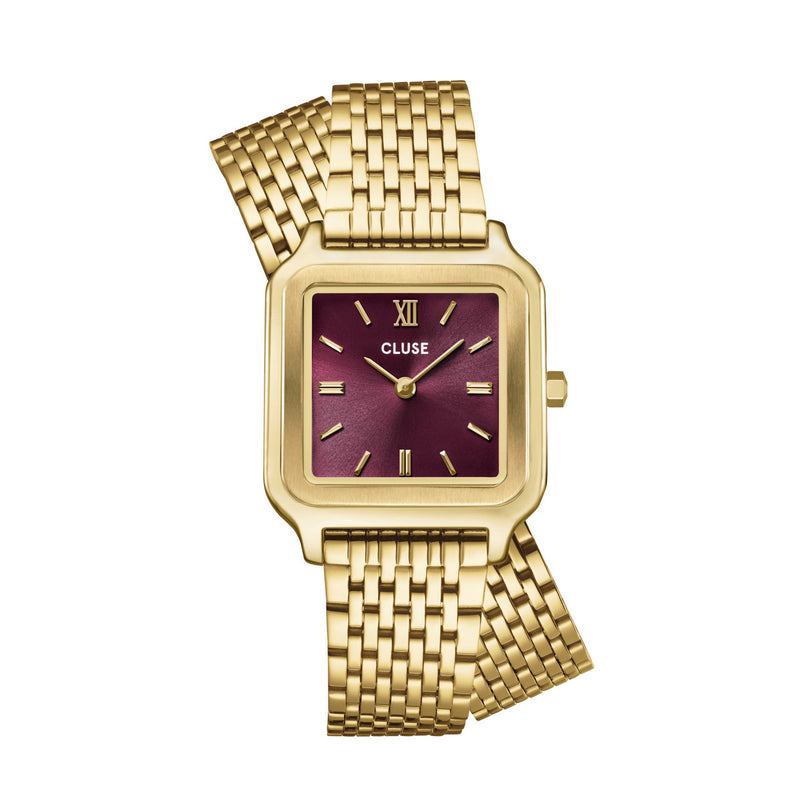 CLUSE Gracieuse Double Strap - Gold/Wine