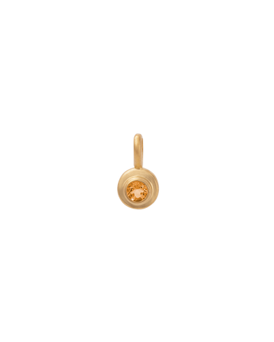 Kirstin Ash 18K Gold Vermeil Birthstone Charm - November (Citrine) - Gold | Mocha Australia
